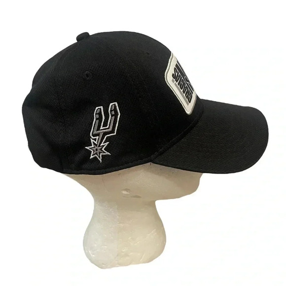 San Antonio Spurs NBA Manu Ginobili HEB Patch Black Hat Cap Gracias Retirement - Picture 2 of 7